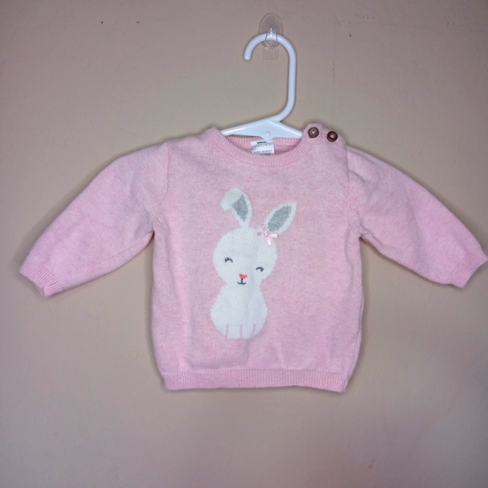 Pink Bunny Bow Sweater by Carter's *Easter*
